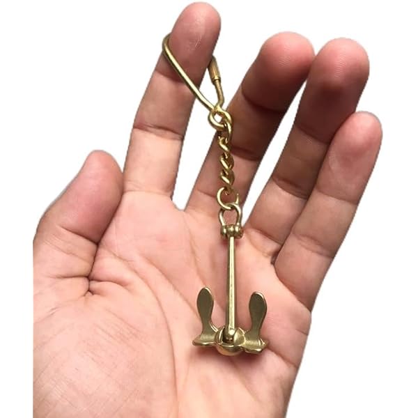 Amazon.com: Brass Anchor Keychains Nautical vintage ship